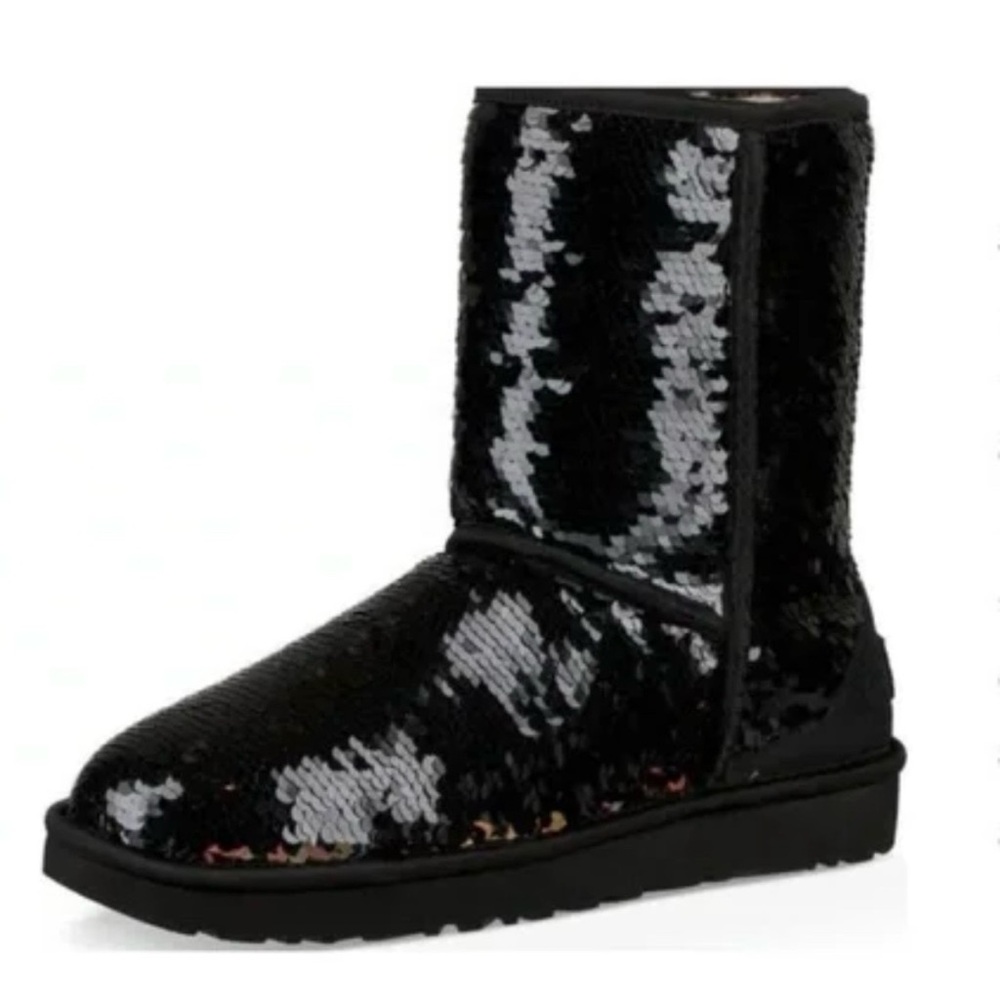 Ugg Short Sparkle Sequin Boots - image 1